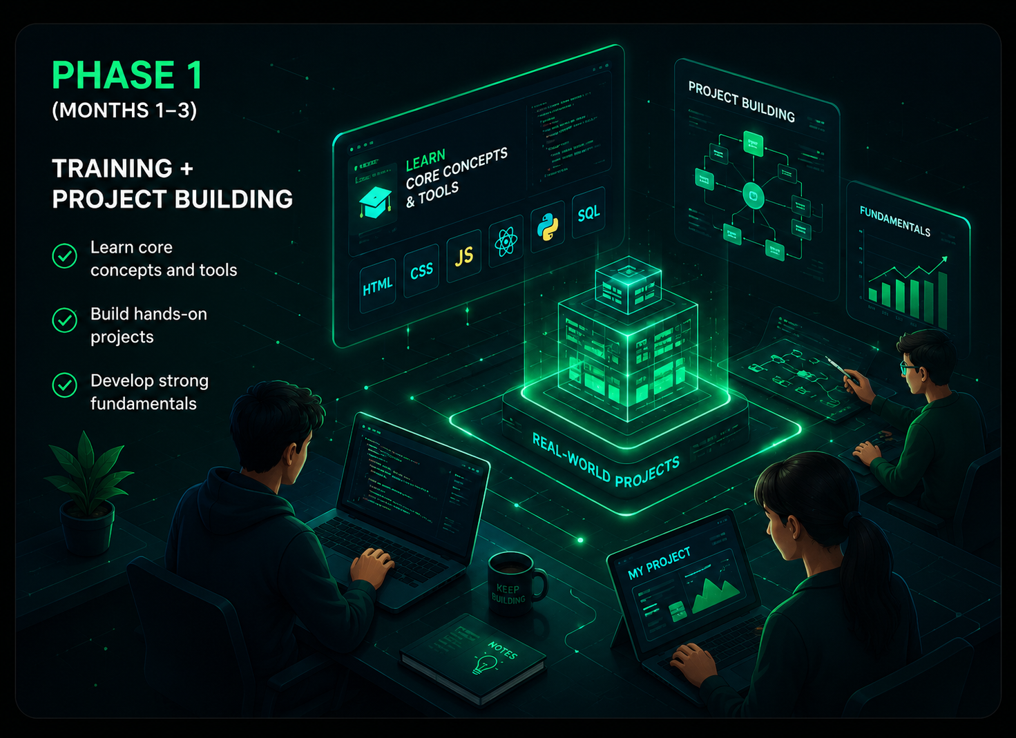Training phase illustration